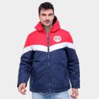 Jaqueta Puffer Red Bull Bicolor Brasil Masculina