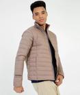 Jaqueta puffer rock&soda masculina caqui