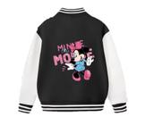 Jaqueta, uniforme de beisebol, padrão digital causal, Minnie Mouse - GRANDE