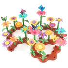 Jardim da flor Edifício Brinquedo Pré-escolar Meninos Meninas Brinquedos 144PCS - QIZAO