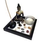 Terrário Bandeja Areia Altar Jardim Zen Decorativo Porta Vela