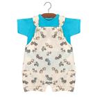 Jardineira Com Camiseta Menino Bebe