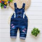 Jardineira Infantil Jeans Coelinha Feminina