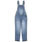 Jardineira Juvenil Look Jeans Calça Jeans