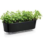 Jardineira Vaso Raiz Auto Irrigável 40cm Preto Oferta