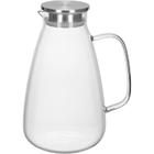 JARRA ÁGUA SUCO HOME&CO TAMPA INOX BOROSSILICATO 3,5L 28x16x16cm TRANSPARENTE