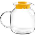 Jarra Com Tampa Borosilicato Ibili 600ml Amarelo