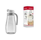 Jarra de Vidro Paladio com Tampa Cinza de Plástico - 900mL - Hauskraft