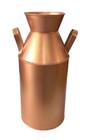 Jarra decorativa 39cm Cor Rose Gold Decoração Artesanal Galvanizado Decorativo Flores Exposição Casa