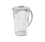 Jarra Drink em Poliestireno Transparente com Tampa 1,8L - Ou