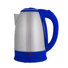 Jarra Elétrica Bule Chaleira Inox 1,8 Litros Elegante Resistente Potente 1100w 110v Portatil Azul