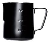 Jarra Pitcher 350ml Aço Inox Preto Leiteira Cremeira Barista Mimo Style