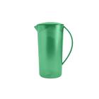 Jarra Redonda de Plastico Cristal 2L Verde Ou Martiplast