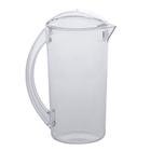 Jarra Suqueira 2 Litros Transparente 12x18x25,5 Cm Com Tampa