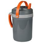 Jarra Termica 2,5L Termolar Flip Top Cinza/Laranja Original