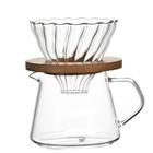 Jarro Com Suporte Coador Em Vidro Para Café 600ml - RALEO