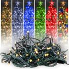 JDK Pisca Pisca Natal Fixo Cores 100 Leds 9m Fio VD Comércio papai noel casamento acessório Decoração natalina iluminação festa