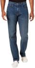 Jeans Tommy Hilfiger THD Relaxed Fit para homens, lavagem escura, 34 L x 30 L