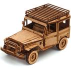 Jeep Bandeirantes Curta. Quebra Cabeça 3d. Miniatura Em Mdf