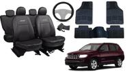 Jeep Compass 2007-2010 - Acessórios Exclusivos: Couro, Tapete e Volante