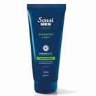 Jequiti sensi men fresh shampoo 2 em 1 cabelo e barba 200ml