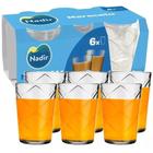 Jg 6 copos em vidro para água/suco Maracatu 265ml - Nadir Figueiredo