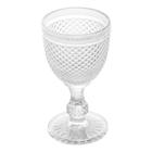 JG 6 PC TAÇA P/ÁGUA DE VIDRO BICO DE JACA TRANSPARENTE 255ml