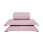 Jg colcha orleans 3pcs casal ntgy home style:rosa:casal