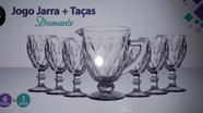 Jg jarra/tacas diamante 7pc 1.1l vdr lyor - UTIL BAZAR