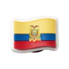 Jibbitz bandeira equador unico