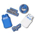 Jibbitz nba dallas mavericks pack com 5 peças unico