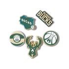 Jibbitz nba milwaukee buck pack 5 unico