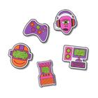 Jibbitz pacote level up pack 5 unico