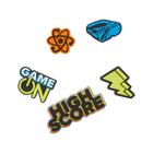 Jibbitz super gamer pack com 5 unidades unico