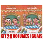 João E Maria Livro Para Pintar Kit 20 Vols. Lembrancinha