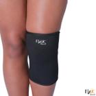 Joelheira Compressão Neoprene Lisa Proteção fitness Musculação Exercícios