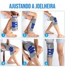 Joelheira De Compressão C/ Silicone E Fio De Aço Patelar