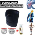 Joelheira Ortopédica Magnética para Dores Artrite Artrose Ciático Joelho + Creme