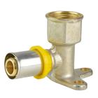 Joelho 90 de Transicao Femea Fixo para Gas 16mm x 1/2 Amanco