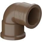 Joelho De 90 Graus Soldável PVC Marrom Para Canos Tubos De Água Fria De 4" Polegadas 110mm Tigre