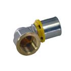 Joelho de Gás Fêmea Fixo Pex-AL-PEX 26 mm x 3/4" NPT