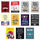 Jogo 11 Placas Decorativas Animais Modelo 2 Em Mdf 19X28,5Cm