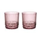 Jogo 2 Copos Cristal Whisky 370 Ml Lilás America 20S