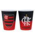 Jogo 2 Copos Plástico 3D 400ml - Flamengo - Mileno