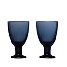 Jogo 2 Taças Vinho Copo Azul Marinho Verna 150ml iittala