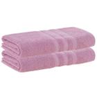 Jogo 2 Toalha Banhão Buddemeyer Algodão Extra Soft Vanilla Gigante Rosa