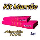 Jogo 2 Toalhas 1 Banho 1 Rosto - Kit Linha dubai treino fit piscina