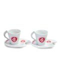 Jogo 2 Xicaras Porcelana 90Ml - Internacional - Mileno