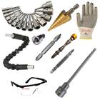 Jogo 23 Pçs Bits Ponteira Parafusadeira Philips Luva Oculos