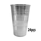 Jogo 24 Copos Inox Grande 560 ml para Creches Escolas